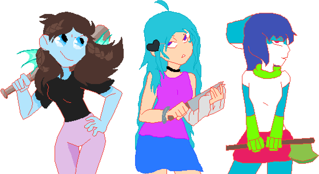 Bad Girls - Cartoon Clipart (1128x662), Png Download