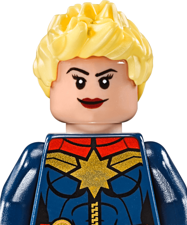 Marvel Super Heroes Lego - Capitana Marvel De Lego Clipart (721x866), Png Download