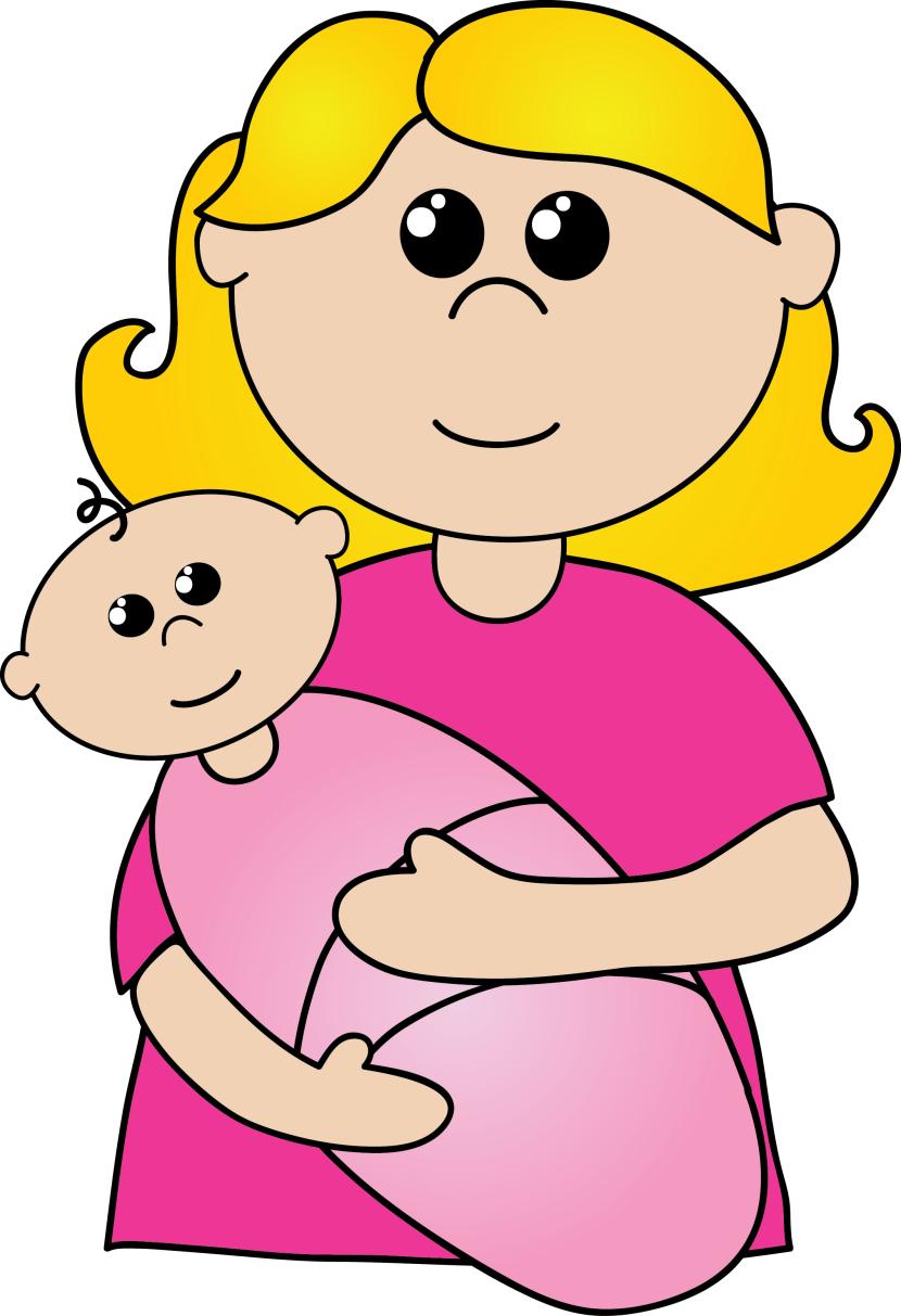 Free Clipart Mom , Png Download - Mom Clip Art Transparent Png (830x1213), Png Download