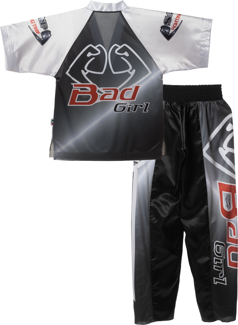 Uniform Badgirl Back Web - Sap Fighting Tribe Shorts Clipart (785x1072), Png Download