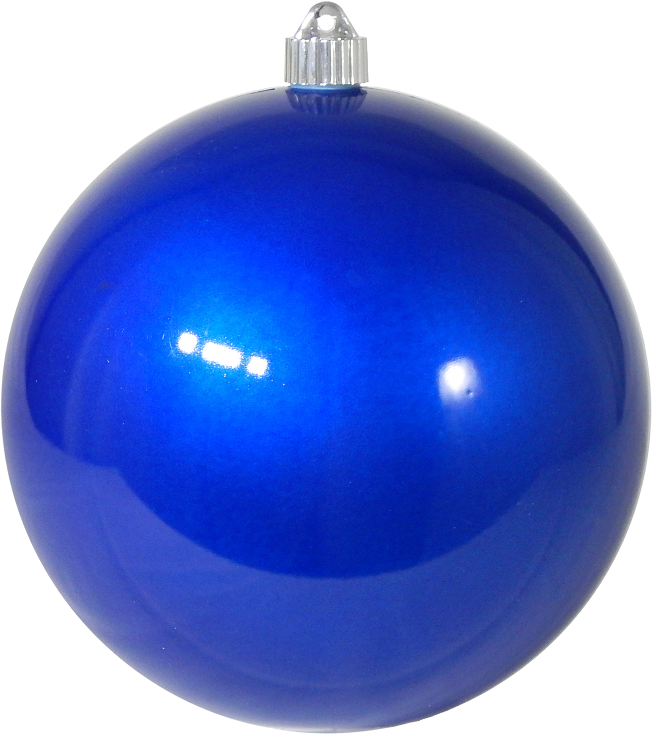 6" Candy Blue Shatterproof Christmas Ball Ornament - Blue Christmas Ornaments Clipart (1320x1500), Png Download