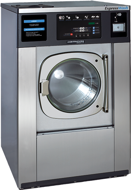 Expresswash Continental Girbau Vended Soft Mount Washer - Commercial Washer Clipart (500x656), Png Download