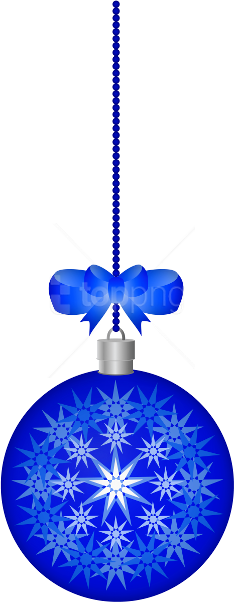 Free Png Download Christmas Ball Blue Transparent Clipart (480x1215), Png Download