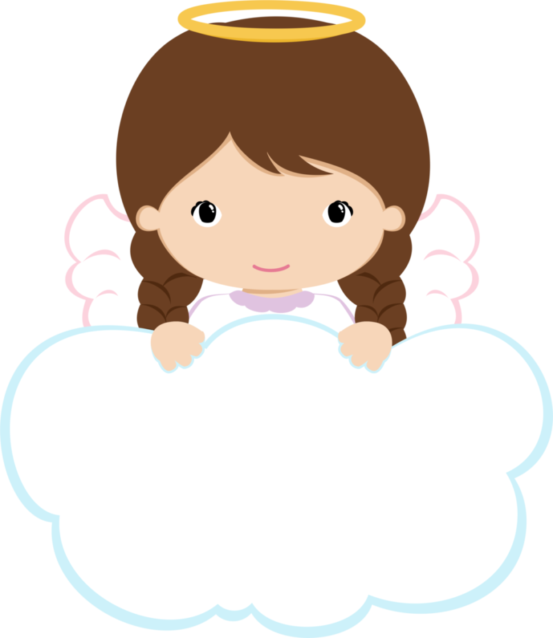 Pinterest Tarjetas De Bautismo - Angelito Para Bautizo Niña Clipart (800x923), Png Download