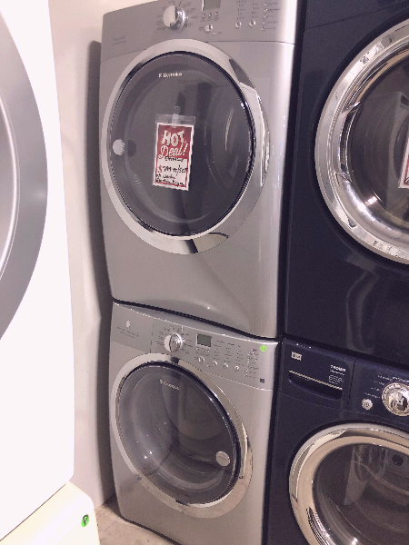 Used Electrolux Washer And Electric Dryer Set For Sale - Clothes Dryer Clipart (450x600), Png Download