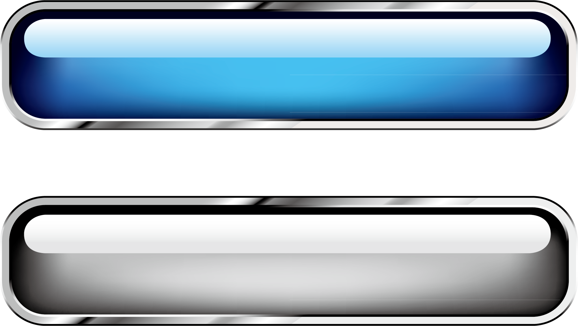 Glass Button Png - Blue Glass Button Png Clipart (2002x1130), Png Download