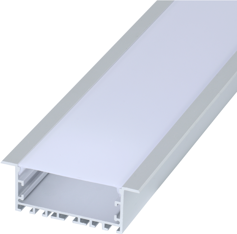 Led Strip Alum Profile Xc0088 Recessed Mounting In - Light Clipart (800x800), Png Download