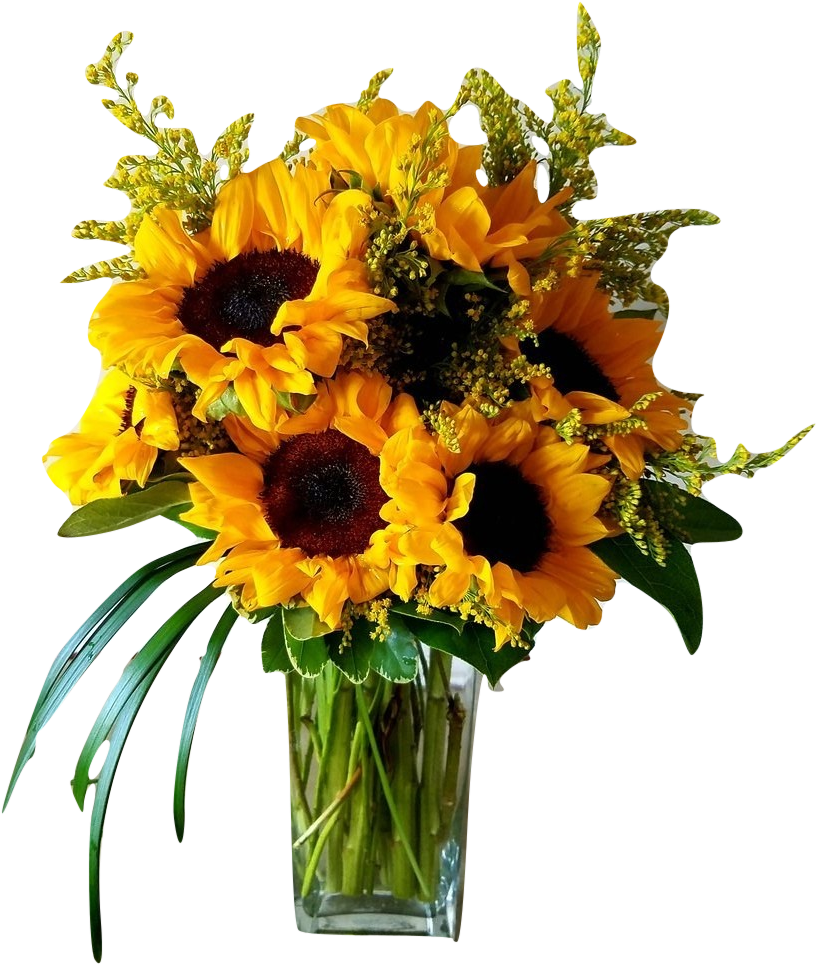 Autumn Sun - Ramo De Flores Naranja Clipart (896x1060), Png Download