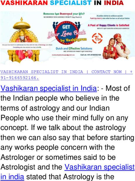 Vashikaran Specialist In India - 7 24 Clipart (600x776), Png Download