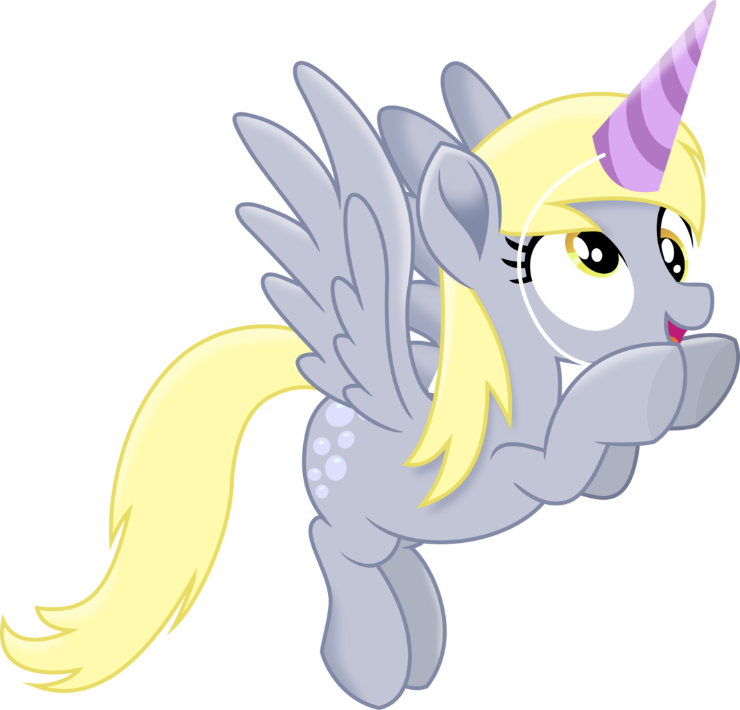 My Little Pony Clipart Pegasus Unicorn - My Little Pony The Movie Derpy Hooves - Png Download (1067x1024), Png Download
