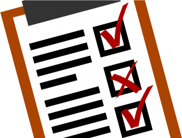 Check Clipart Accountancy - Checklist Clip Art - Png Download (640x480), Png Download