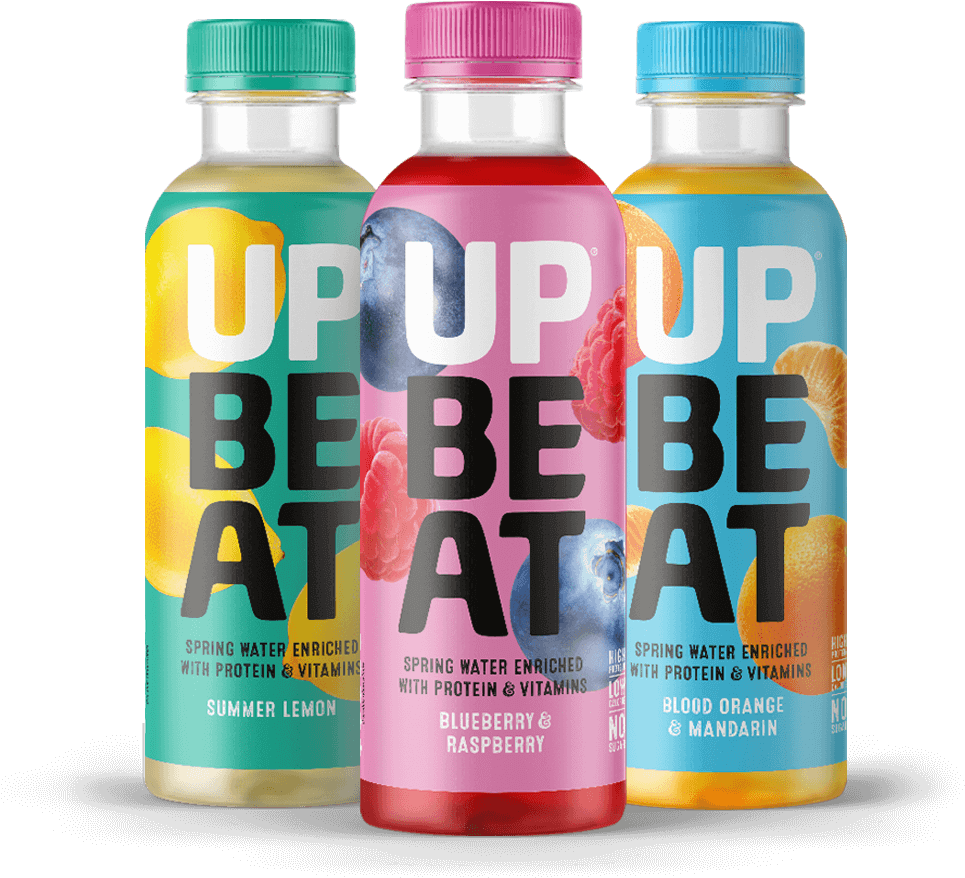 Upbeat Drinks Water - Plastic Bottle Clipart (965x878), Png Download