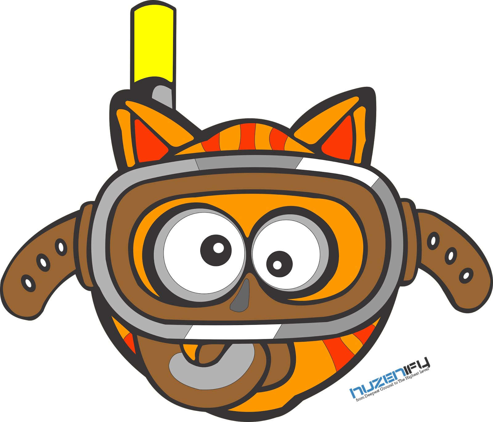 Gambar Png Kucing - Animais Valentino Rossi Clipart (1600x1371), Png Download