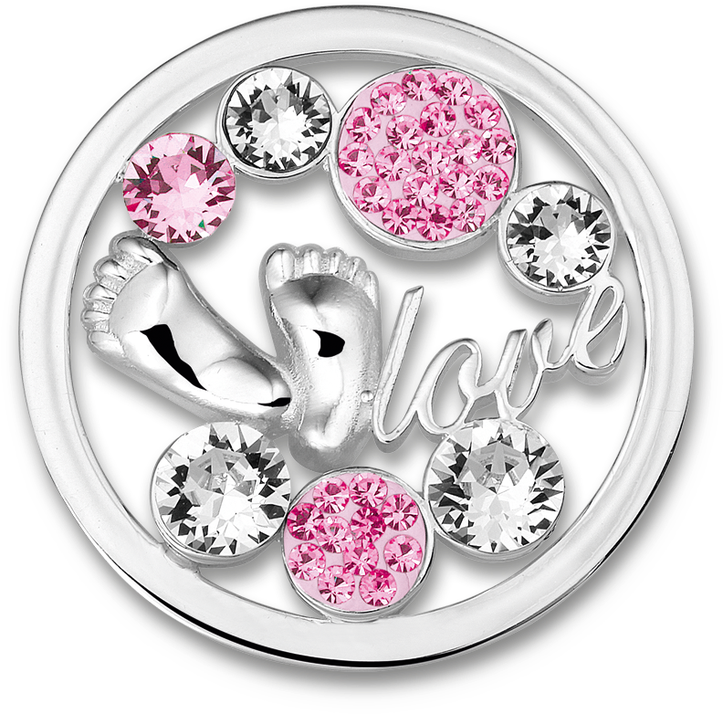 Babyfeet Light Pink Stainless Steel Open Disc With - My Imenso Mother&child Clipart (792x782), Png Download