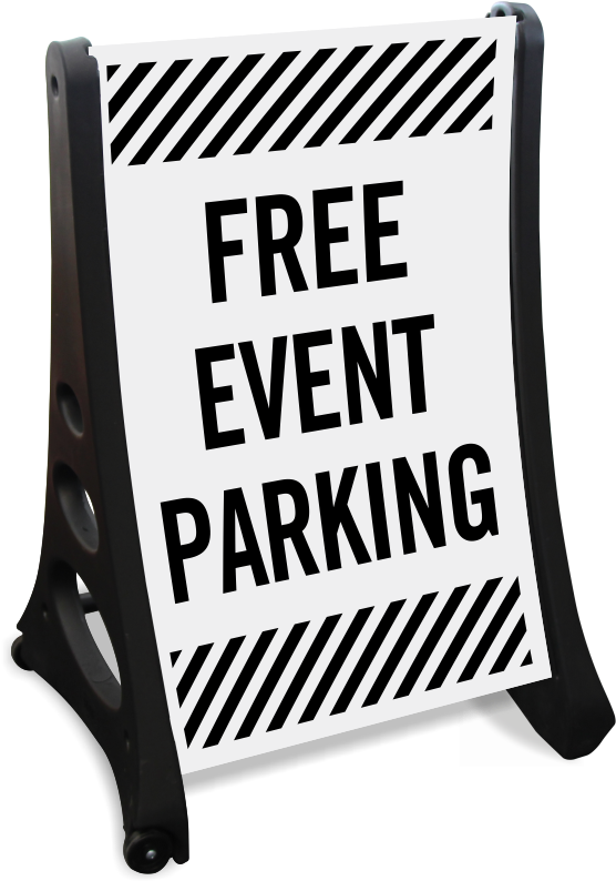 Free Event Parking Sidewalk Sign - Broad Front Clipart (800x800), Png Download