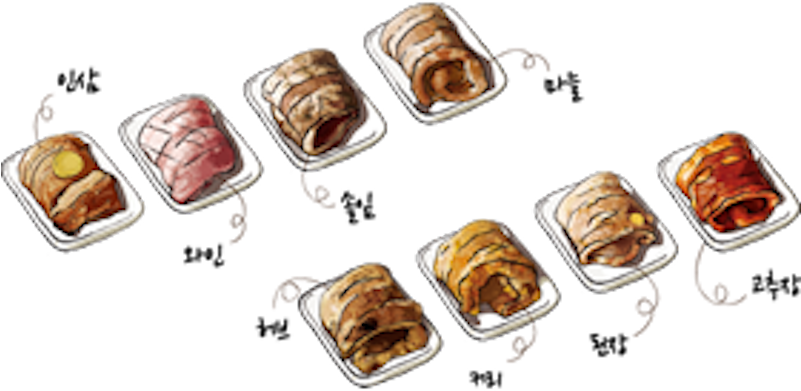 Premium Set - Tamagoyaki Clipart (800x431), Png Download