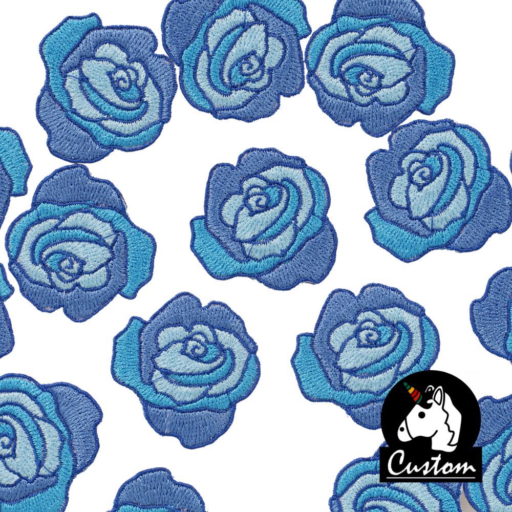 Custom Blue Rose Patch - Garden Roses Clipart (1000x1000), Png Download