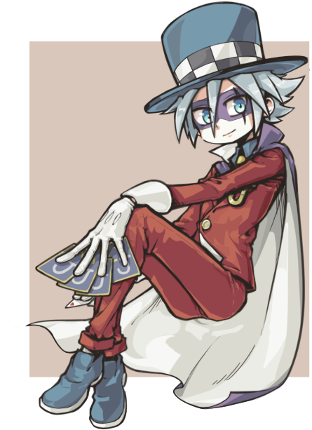 Mystery, Joker, Mysterious, Anime, Jokers, The Joker, - Cartoon Clipart (500x641), Png Download