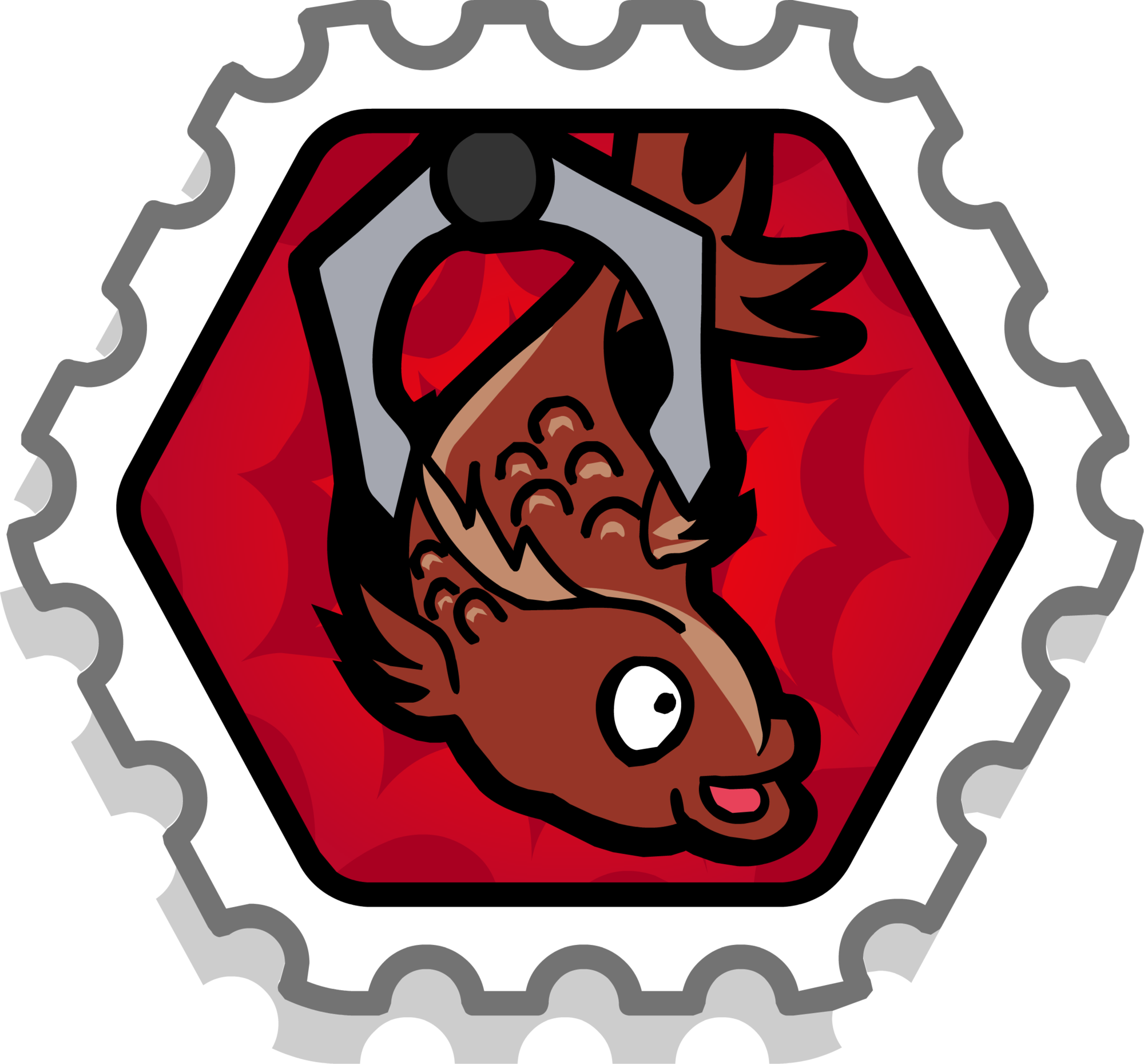Club Penguin Ace Pilot Stamp Clipart , Png Download - Club Penguin Ice Fishing Shock King Transparent Png (2000x1859), Png Download