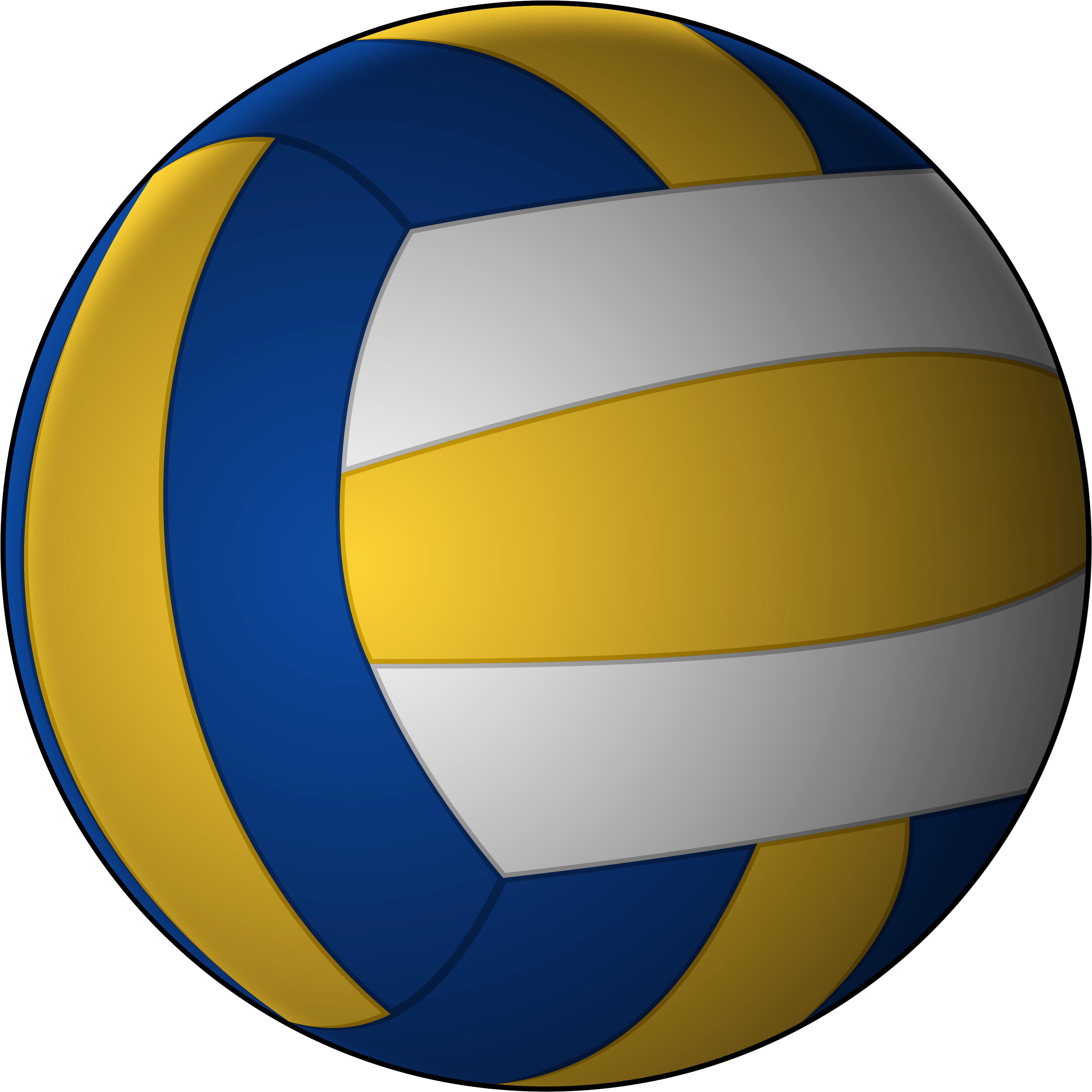 Vector Volleyball Png Download Free Clipart - Volleyball Transparent (6000x4000), Png Download