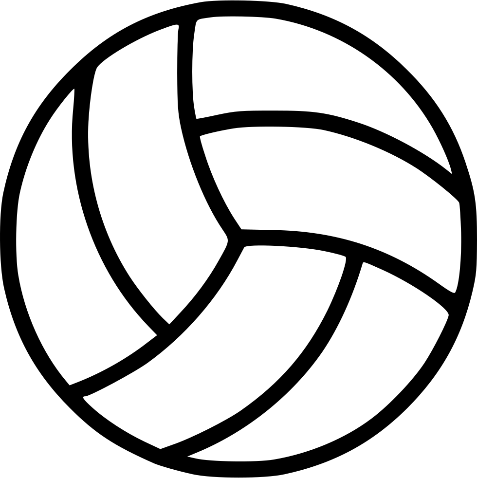 Png File - Volleyball Icon Clipart (980x982), Png Download