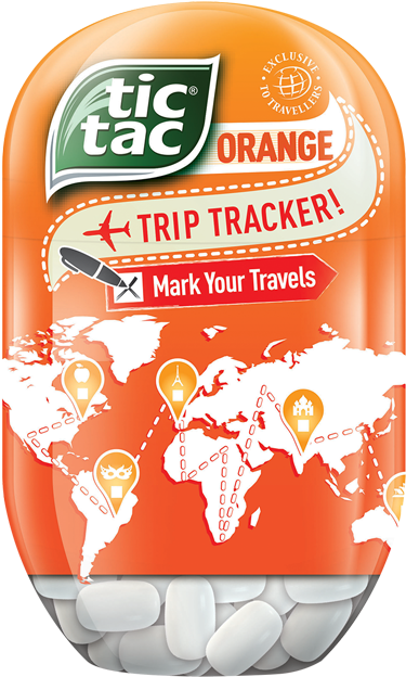 Previous - Tic Tac Orange T200 Clipart (600x623), Png Download