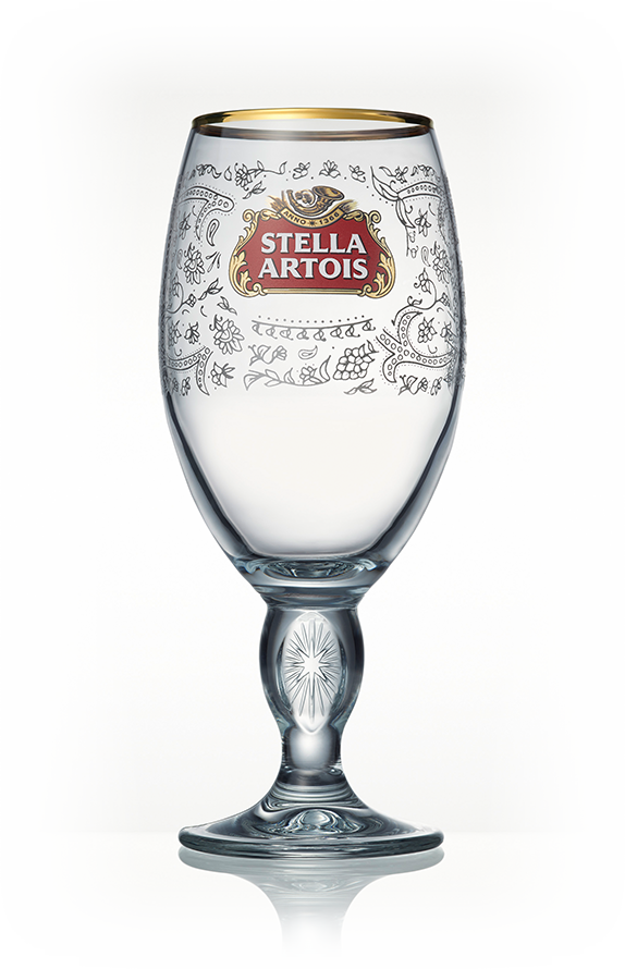 Every Stella Artois Chalice Purchased Will Provide - Stella Artois Buy A Lady A Drink Clipart (574x890), Png Download