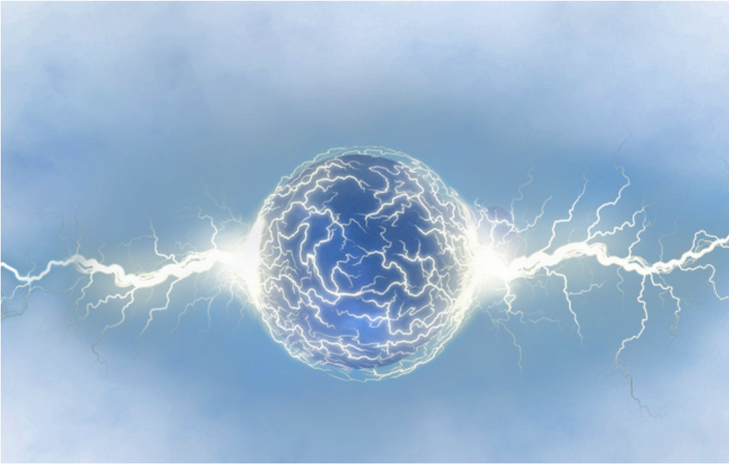 #edits #effects #lighteffects #lightning #sparks #planet - Electric Current Clipart (1024x1024), Png Download