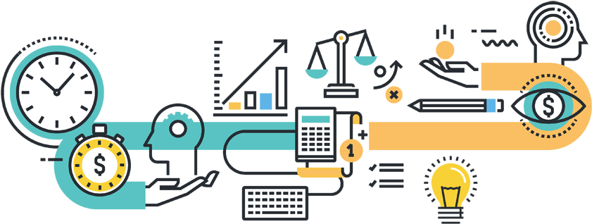 Inbound Contact Center - Finance Vector Clipart (1024x408), Png Download