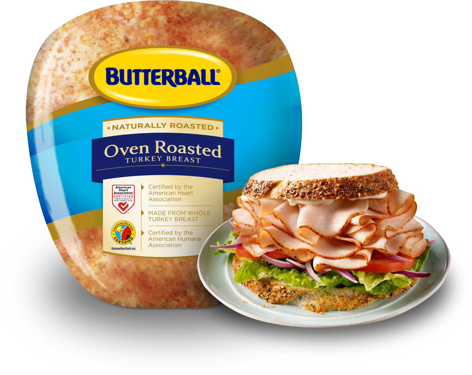 Butterball Original Oven Roasted Turkey Breast, Deli - Junk Food Clipart (1822x1415), Png Download