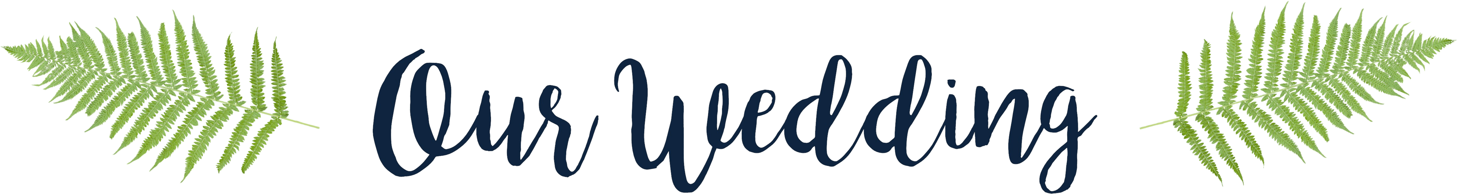 Our Wedding Nb - Calligraphy Clipart (5052x1024), Png Download