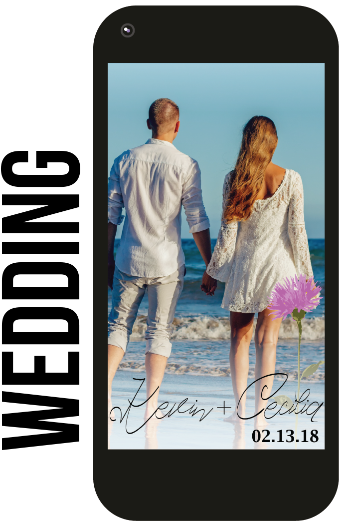 Build Snap Wedding Geofilter Gallery 02 Copy - Adventurous Couples Clipart (1080x1080), Png Download