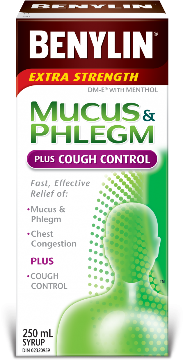 Products - Benylin Mucus And Phlegm Night Clipart (1024x1415), Png Download