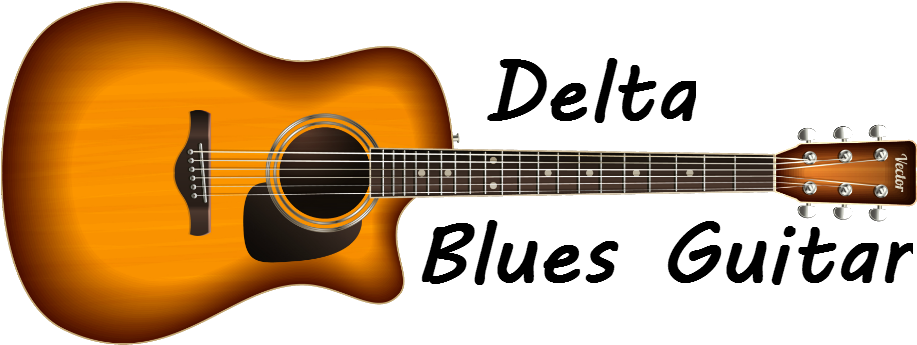 Delta Blues Guitar - Acoustic Guitar Clipart (1000x384), Png Download