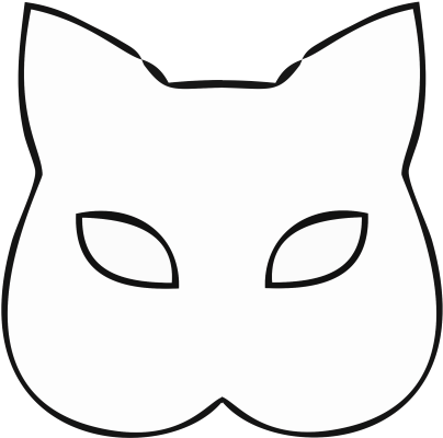 Máscaras De Carnaval Para Imprimir Grande - Cartoon Clipart (700x465), Png Download