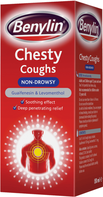 Benylin Chesty Cough Non Drowsy Clipart (440x700), Png Download