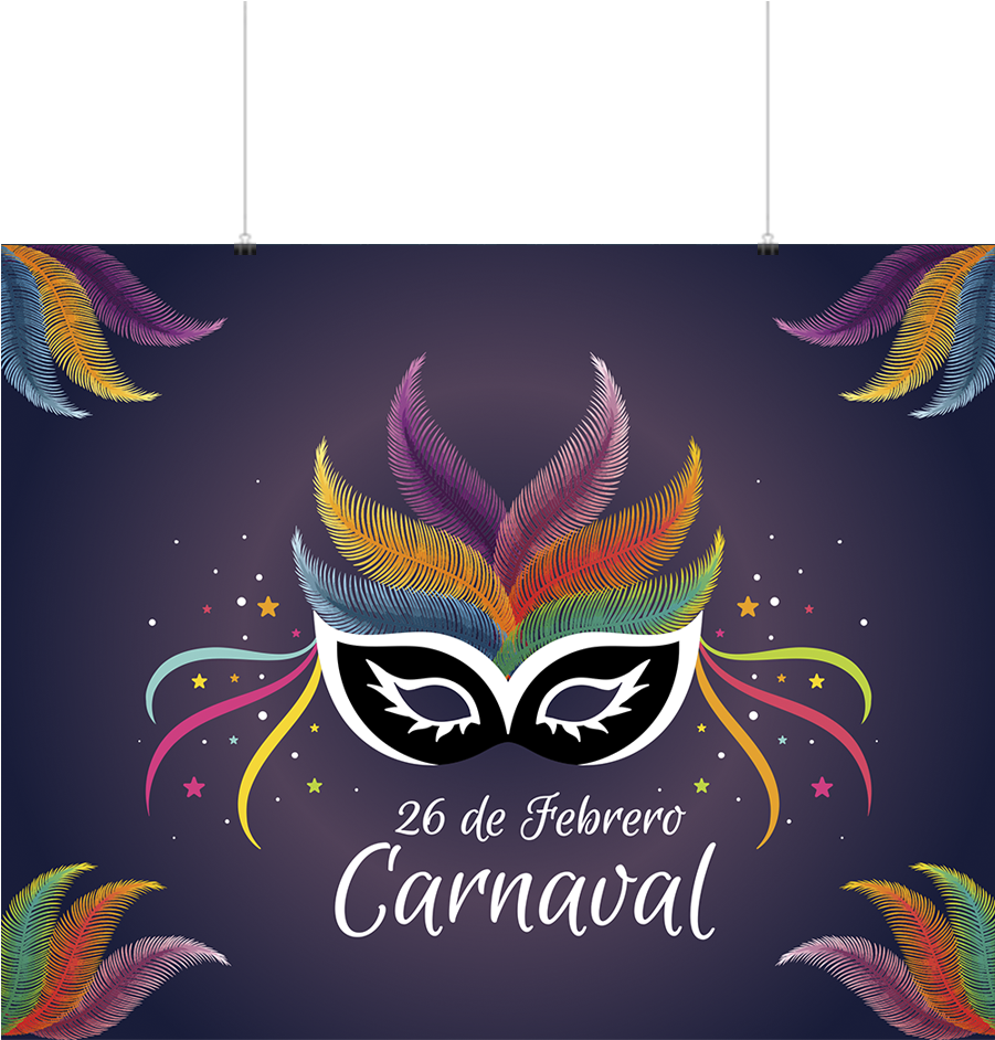 Photocall Carnaval Máscara - Carnival Clipart (1024x1024), Png Download