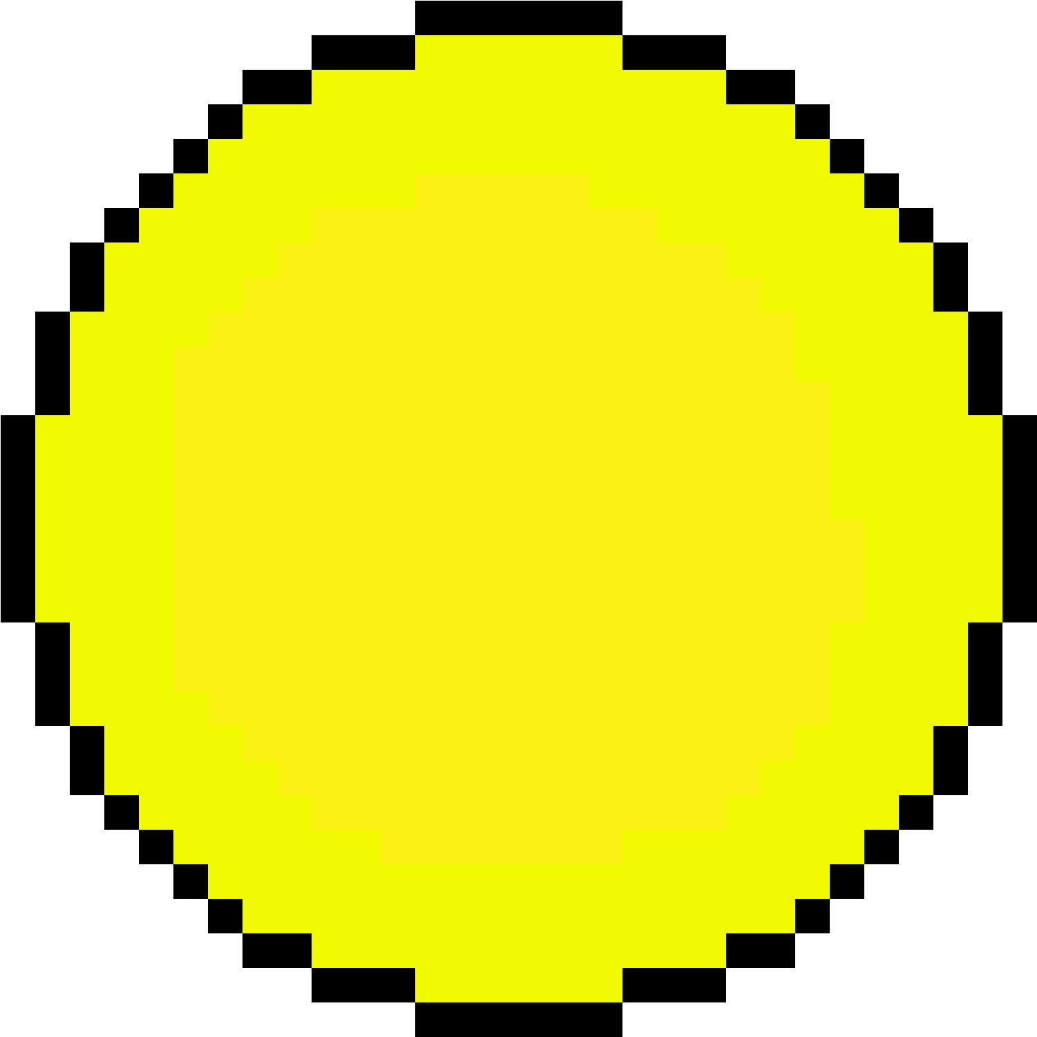 Ball - Moon Pixel Art Png Clipart (2100x2050), Png Download