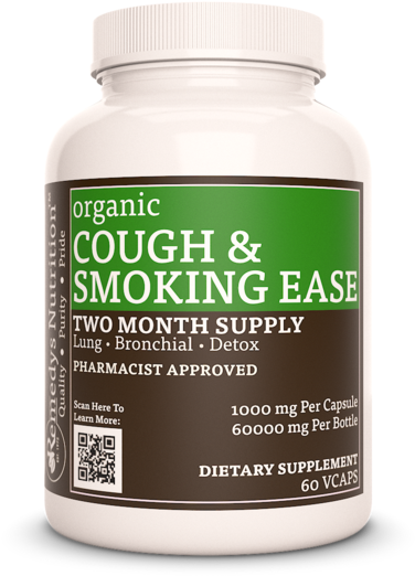 Organic Cough & Smoking Ease - Dietary Supplement Clipart (600x600), Png Download