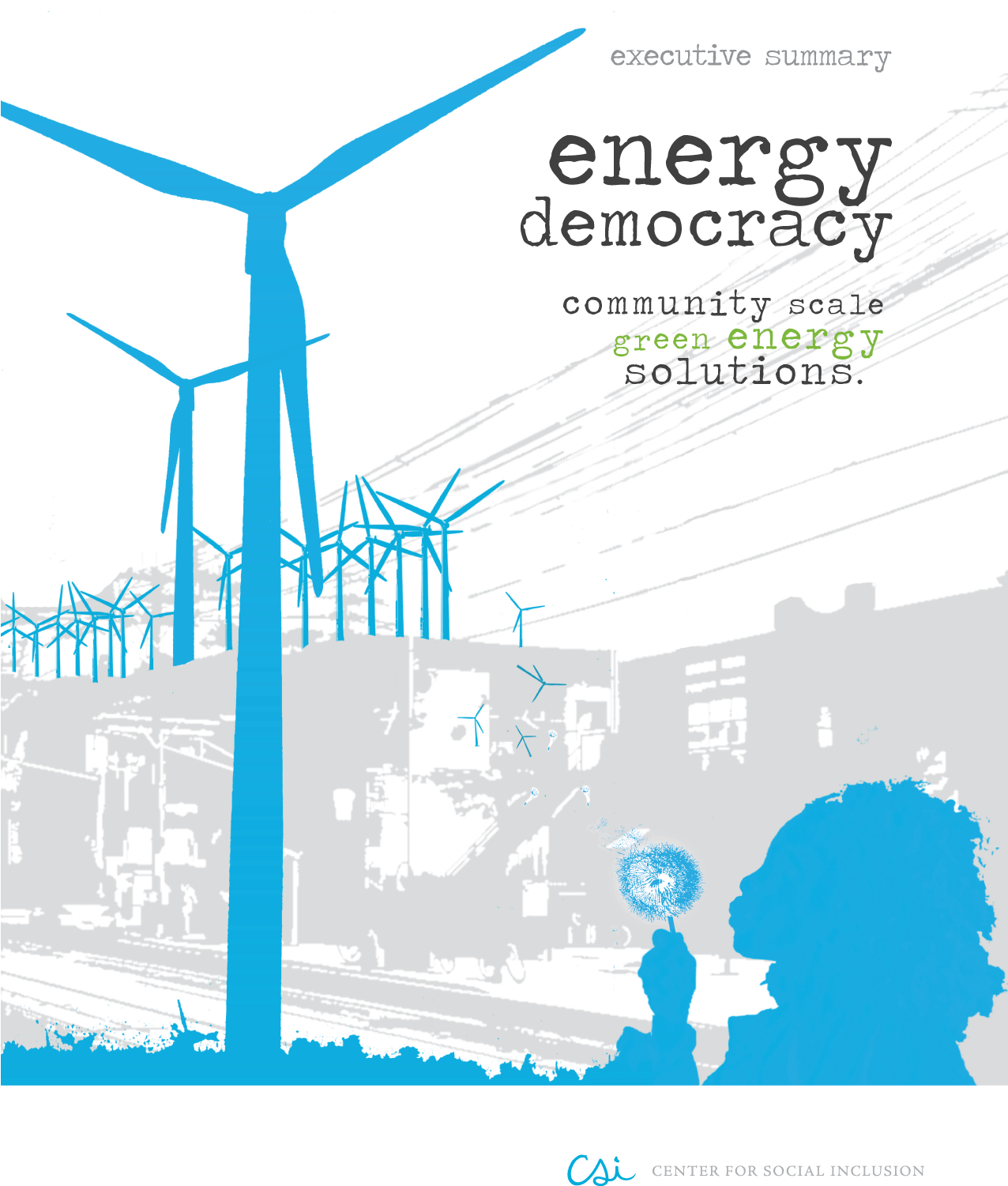 Executive Summary Cover - Energy Democracy Clipart (1275x1650), Png Download
