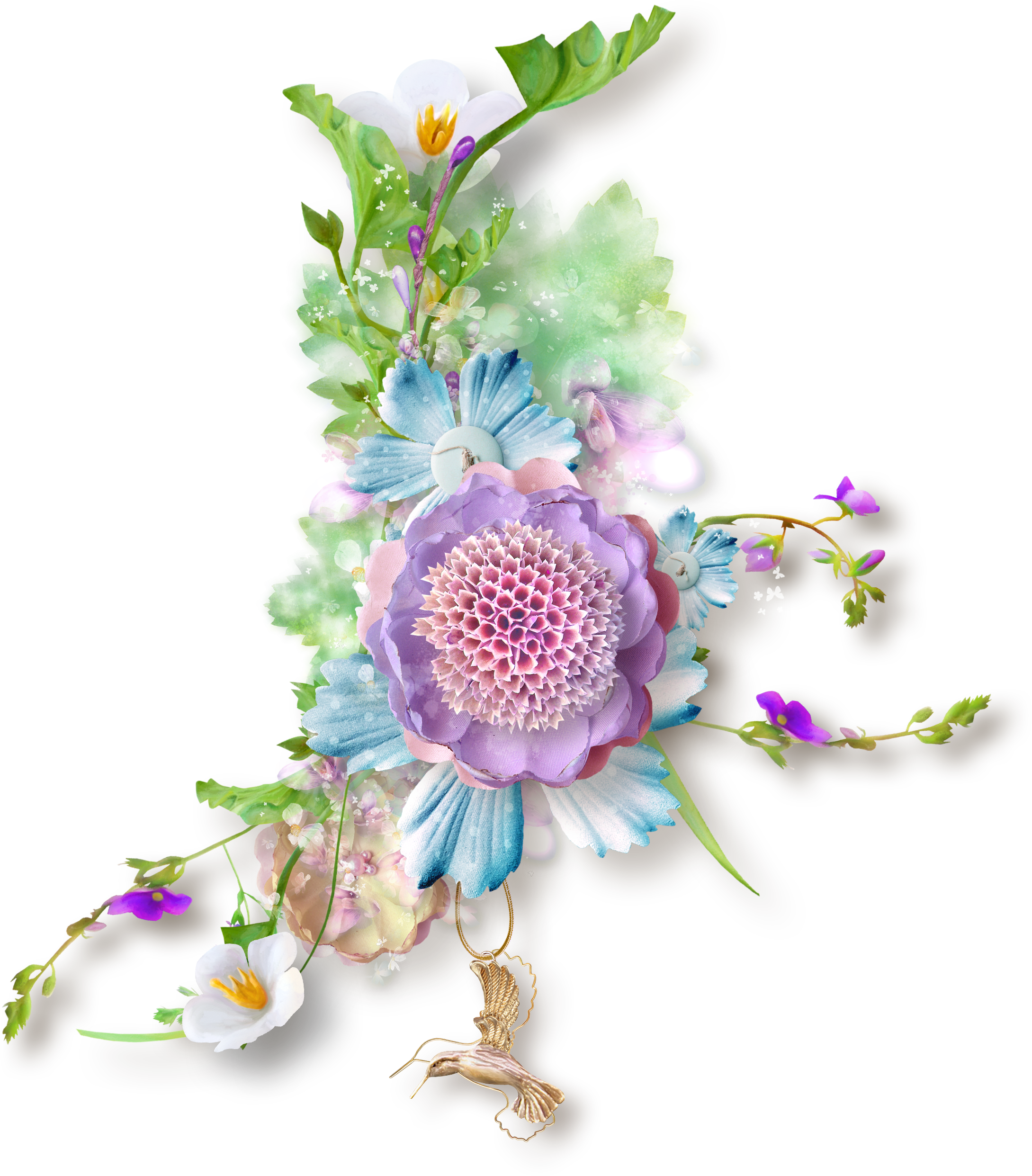 0 1f1c19 C85d151 Orig Flower Border Png, Wild Flowers, - Follaje Flores Png Clipart (2179x2483), Png Download