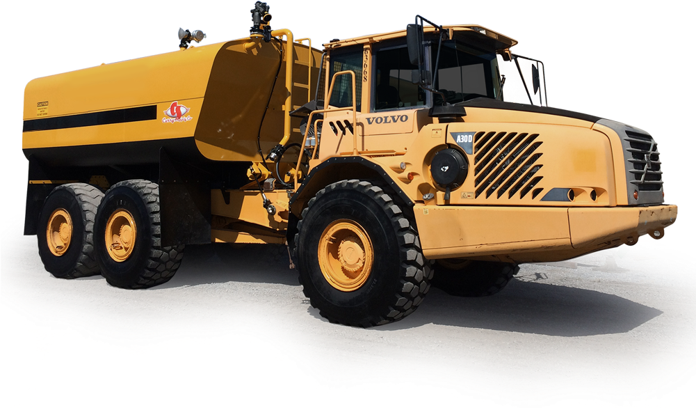 Off-road Articulated Water Trucks - Off Road Water Trucks Clipart (1000x700), Png Download