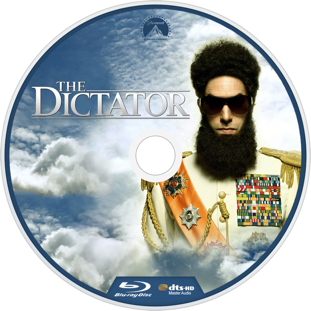 The Dictator Bluray Disc Image - Admiral General Aladeen Clipart (1000x1000), Png Download