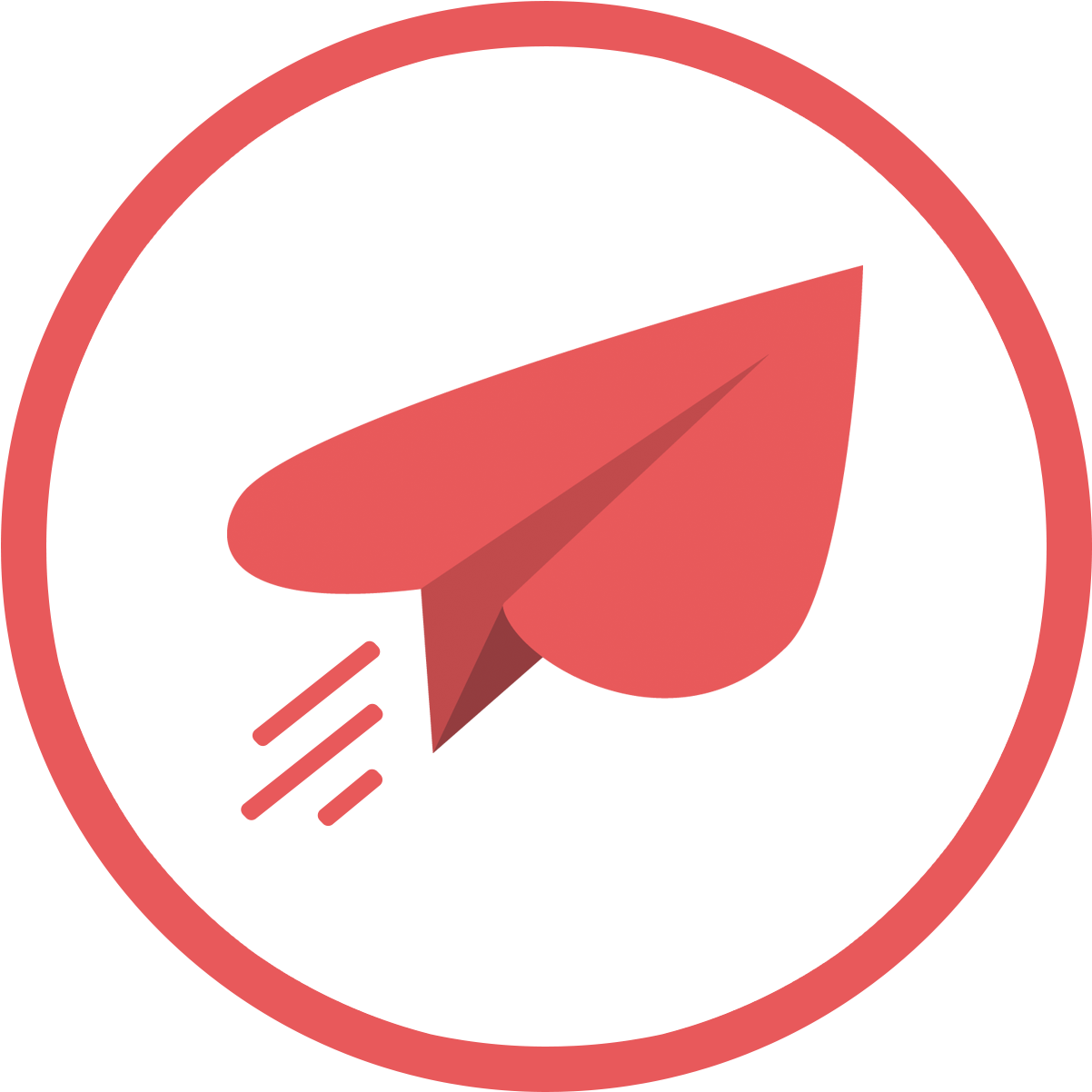 Tri Planeicon Red Circle (300 Kb) - Circle Clipart (1566x1656), Png Download