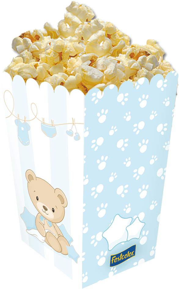 Baby Shower Ursinho - Popcorn Clipart (990x990), Png Download