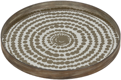 Gold Beads Tray - Tray Clipart (1000x533), Png Download