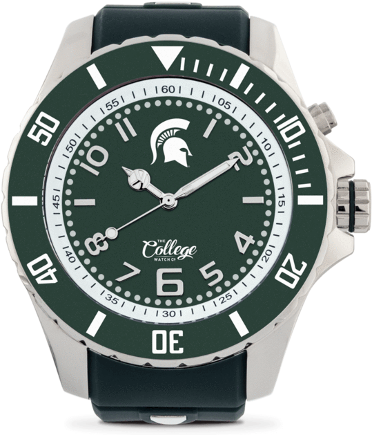 Michigan State Spartans Watch - Rolex Submariner Clipart (539x629), Png Download