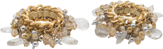 Inez Gold - Earrings Clipart (600x600), Png Download