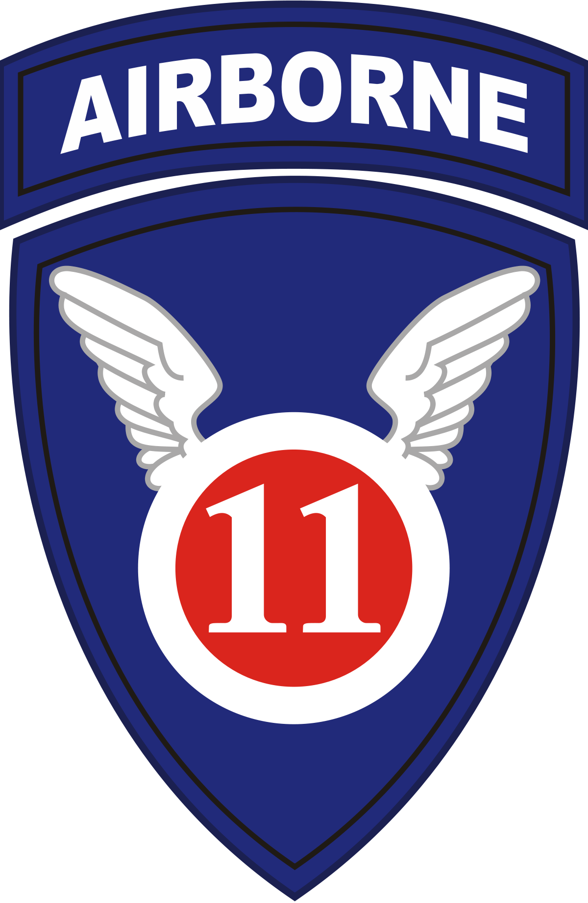 11th Airborne Division - 11th Airborne Clipart (1200x1840), Png Download
