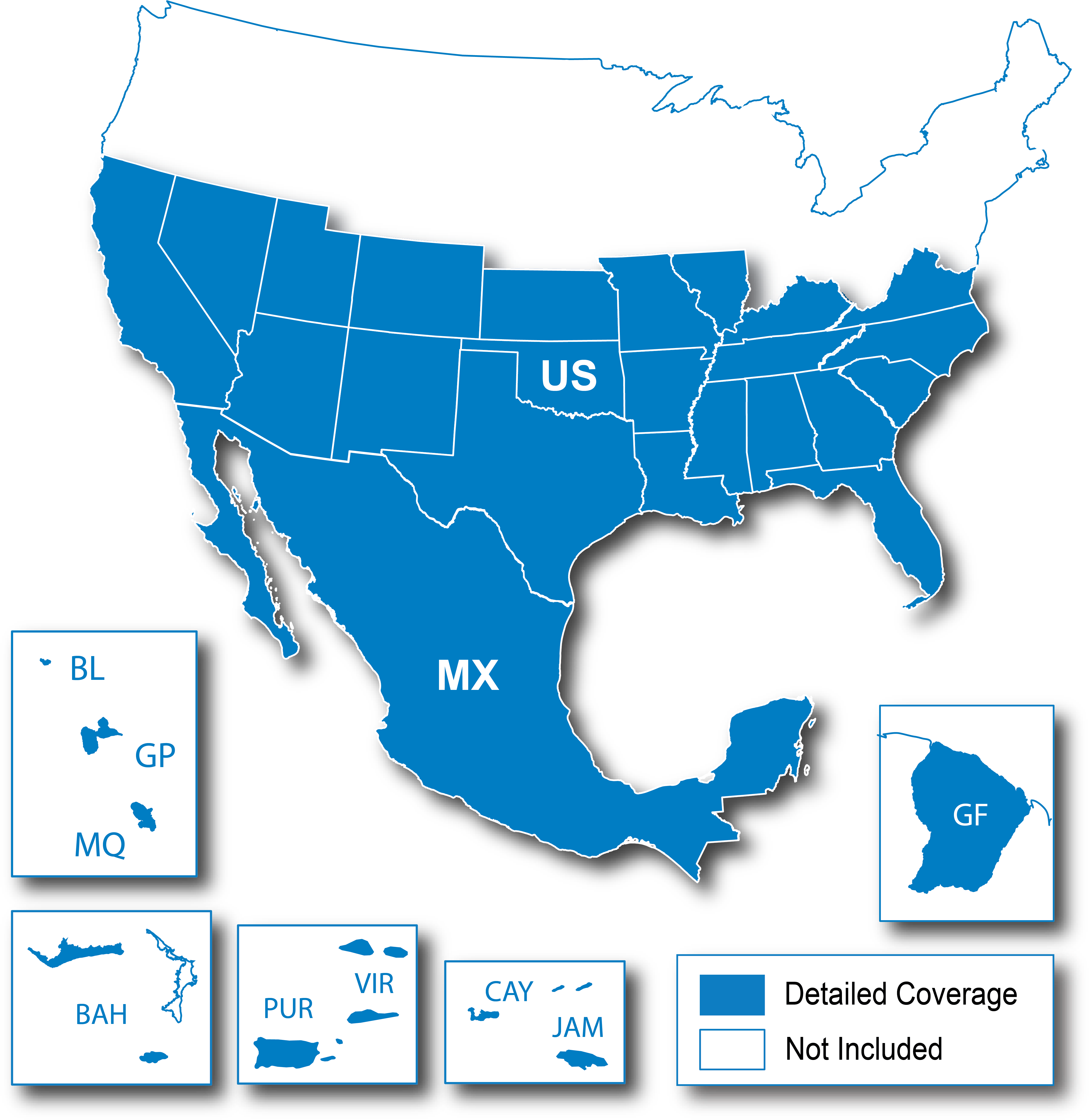 Southern Us & Mexico - New Mexican Empire Clipart (4688x4882), Png Download
